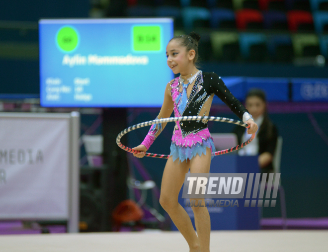 Bədii gimnastika üzrə 22-ci Azərbaycan Birinciliyi və Bölgələrarası Kubok yarışları. Bakı, Azərbaycan, 17 dekabr 2015